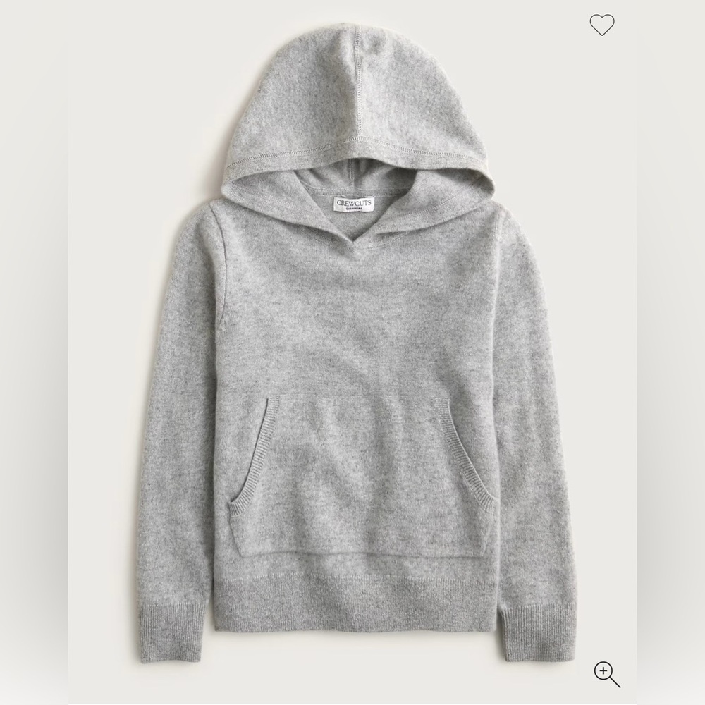 J. Crew Kids Gray Hoodie Sweater
